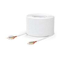 Ubiquiti Door Lock Relay Cable, UACC-Cable-DoorLockRelay-2P, 500-foot (152.4 m) Spool of Two-pair, low-voltage Cable, 36V DC, 	Solid bare copper,White