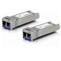 Ubiquiti UniFi 2 Pack (Orgional UI Pack), 10 Gbps Single-Mode Optical Module,Single-mode, Fiber Transceiver, Duplex LC Connect, Up to 10 km, 2Yr Warr