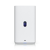 Ubiquiti UNAS 4, White, UniFi Network Storage (4)2.5/3.5' HDD Bays,(2)M.2 NVMe SSD Cach Slot,2.5 GbE, USB-C Connect, PoE+++ Adapter, Compact Footprint