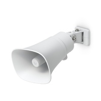 Ubiquiti AI Horn Speaker, All-weather PoE 120 dB Horn Speaker With Advanced AI Alert Functionality & Versatile Wall, Corner, & Pole Mounting Options
