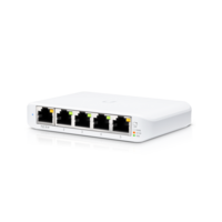 Ubiquiti USW Flex Mini -  Switch Flex Mini- Managed, UniFi, Layer 2 Gigabit Switch, 5x GbE RJ45 Ports, Powerable Via PoE (802.3af) or USB Type-C 5V 1A