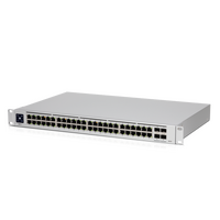 Ubiquiti UniFi 48 port Managed Gigabit Layer2 & Layer3 Switch - 48x Gigabit Ethernet Ports, 4x SFP+ Ports - Touch Display - GEN2