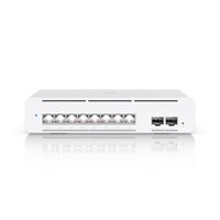 Ubiquiti Pro XG 8 PoE, Compact Desktop/Wall-mountable, Professional-grade 8-port, Layer 3 Etherlighting  PoE++ Switch With (8) 10 GbE, (2) 10G SFP+