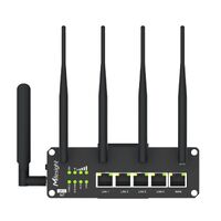 Milesight 5G Router, Dual Sim, 5x GbE PoE Ports, Wi-Fi, GPS, RS232/RS485