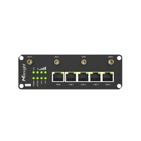 Milesight 4G Router, UR35-S with the POE option, Dual Sim, 5x PoE Ports, Wi-Fi, GPS,
