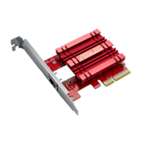 ASUS XG-C100C V2 10GBase-T PCI-E Network Adapter, 10/5/2.5/1Gbps, 100Mbps, RJ45 Port, Built in QOS ( NIC )