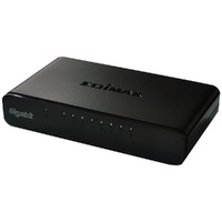 Edimax ES-5800G V3 8-Port 10/100/1000 Mbps Gigabit Switch SOHO MDI/MDI-X Cross Over Detection & Auto Correction REQUIRES 1A Current-USB Adapt NOT INCL