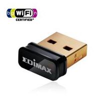 Edimax EW-7811UN V2 N150 Nano Wireless USB Adapter LAN/802.11bgn/2.4Ghz (150Mbps)/USB/Miniature Design/Design for Notebook Laptop