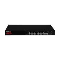 Edimax GS-5216PLC Surveillance VLAN 18-Port Gigabit PoE+ Long Range Web Smart Switch with 2 Gigabit RJ45/SFP Combo Ports