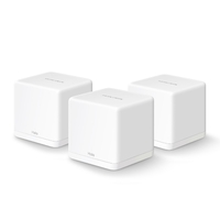 Mercusys Halo H30G(3-pack) AC1300 Whole Home Mesh Wi-Fi System, 1.3 Gbps Dual Band Wi-Fi, Up to 320 Square Meters, 400/867 Mbps, MU-MIMO, Beamforming