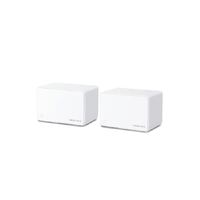Mercusys Halo H80X(2-pack) AX3000 Whole Home Mesh Wi-Fi 6 System, 3000 Mbps Dual Band Wi-Fi, Up to 460 Square Meters, 574/2402 Mbps, MU-MIMO (WIFI6)