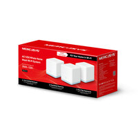 Mercusys Halo S12(3-pack) AC1200 Whole Home Mesh Wi-Fi 1167Mbps System, One Unified Network, Seamless Roaming, Coverage Up To 320sqm (LS)