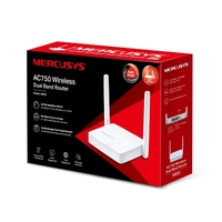Mercusys MR20 AC750 Wireless Dual Band Router, Up To 750 Mbps, 2x High- Gain Antenna, Multi-Mode, QoS, Parent Controls, IPTV, IPv6