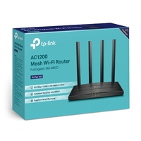 TP-Link Archer A6 AC1200 Wireless MU-MIMO Gigabit Router (OneMesh) Dual-Band Wi-Fi 867 Mbps at 5 GHz and 300 Mbps at 2.4 GHz band