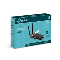 TP-Link Archer T6E AC1300 Wireless Dual Band PCIe Adapter, 867Mbps @ 5GHz, 400Mbps @ 2.4GHz