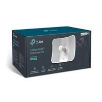 TP-Link CPE710 5GHz AC 867Mbps 23dBi High-gain Directional Outdoor CPE, IP65 Weather Proof, Lightning Protection, Passive POE, Centralised Management