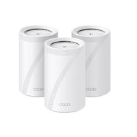 TP-Link Deco BE65(3-pack) BE11000 Whole Home Mesh Wi-Fi 7 System (WIFI7) , 574 Mbps at 2.4 GHz + 4320 Mbps at 5 GHz + 5760 Mbps at 6 GHz