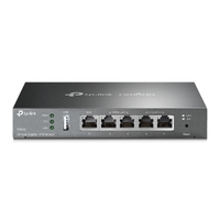 TP-Link TL-ER605 (TL-R605) SafeStream Gigabit Multi-WAN VPN Router PPPoE 1 WAN 3 Changeable WAN/LAN Ports 10BASE-T, Centralised Cloud, Omada