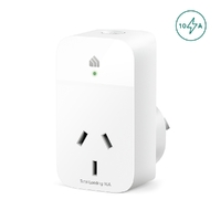TP-Link KP105 Kasa Smart Wi-Fi Plug Slim, Remote Control, Timer, Voice Control, Compatible With Alexa, Fireproof and Overhead Protection (LS)