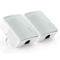 TP-Link TL-PA411 KIT AV600 Nano Powerline Adapter Starter Kit HomePlug AV 1x100Mbps LAN 300m Range Miniature Design Plug & Play (LS)