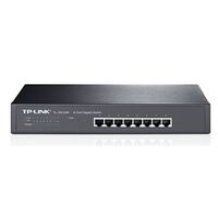 TP-Link TL-SG1008 8-Port Gigabit Unmanaged Switch 13' Desktop Rackmountable Steel Case Fanless Supports MAC address 802.1p/DSCP QoS