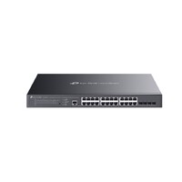 TP-Link SG3428XMPP Omada 24-Port Gigabit and 4-Port 10GE SFP+ L2+ Managed Switch with 16-Port PoE+ & 8-Port PoE++