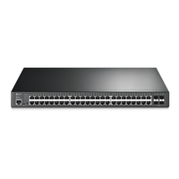 TP-Link TL-SG3452P JetStream 52-Port Gigabit L2+ Managed Switch with 48-Port PoE+, 384W PoE Budget, Integrated into Omada SDN