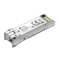 TP-Link 1000Base-BX WDM Bi-Directional SFP Module (TL-SM321B-2) TX: 1310nm, RX: 1550nm, Up To 2KM Transmission Distance, LC Simplex