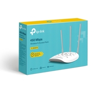 TP-Link TL-WA901N 450Mbps Wireless N Access Point 2.4GHz (450Mbps)  802.11bgn Fixed Omni Directional Passive PoE