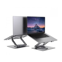 mbeat® Stage S12 Rotating Laptop Stand with USB-C Docking Station Flexible Ergonomic Design USB-C HDMI RJ45 1000Mbps
