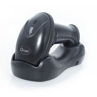 Oxhorn Wireless 2.4G Bluetooth 5.0 2D Barcode Scanner Commercial Grade USB Fast reliable Plug&Play 5V 1A  Sensor Pixel rechargeable battery Black