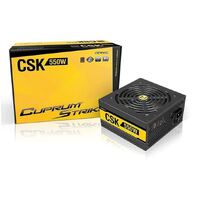 Antec CSK 550W 80+ Bronze, up to 88% Efficiency, Flat Cables, 120mm Silent Fans, 2x PCI-E 8Pin, Continuous power PSU, AQ3