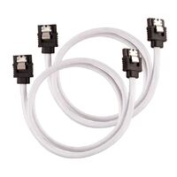 Corsair Premium Sleeved SATA 6Gbps 60cm Cable White