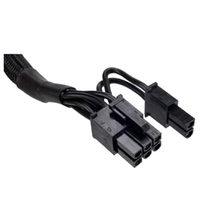 Corsair CP-8920143 Type 4 Sleeved Black PCI-E Cable.