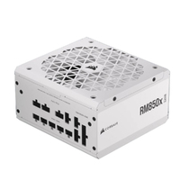 Corsair RMx Shift White Series, RM850x Shift White, 850 Watt, 80 PLUS GOLD Certified, Fully Modular Power Supply