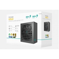 DeepCool PQ1200G 1200W Gamer Storm 80+ Gold/Cybenetics Fully Modular ATX Power Supply 120mm Fan, Japanese Capacitors, DC to DC, ATX12V V3.1,