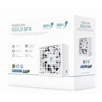DeepCool PS650G WH 650W Gamer Storm SFX ,Full Japanese Electrolytic Capacitors, Cybenetics Platinum /PPLP Gold, Fluid Dynamic Bearing
