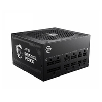 MSI MAG A850GL PCIE5 850W Up to 90% (80 Plus Gold) ATX Power Supply Unit, PFC, 100~240 VAC, 850W, 47-63Hz, PCI-E, SATA, FDD