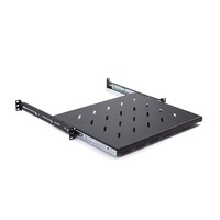 LDR Sliding 1U Shelf Recommended for 450mm to 600mm Deep Server Racks, Supports rail to rail depth of 365mm to 500mm