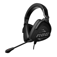 ASUS ROG DELTA S ANIMATE Gaming Headset, USB-C, Lightweight, Customisable AniMe Matrix Display On Cups, Hi-Fi ESS 9281 Quad DAC, MQA, PC, PS5, Switch