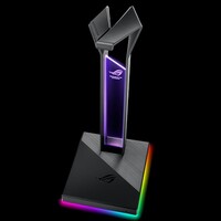 ASUS ROG THRONE/AS Gaming Headset Stand With 7.1 Surround Sound, Dual USB 3.1 Ports, Optimised Arc Design, Non-Slip, Aura Sync RGB