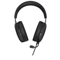 Corsair HS60 PRO Carbon STEREO 7.1 Surround, memory foam, Discord Certified, PC and Console compatible Gaming Headset. Headphone