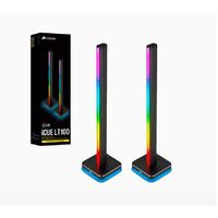 Corsair iCUE LT100 Smart Lighting Towers Starter Kit, ICUE Software, Long Last LED. Pre-set Effects.Enhanced entertainment and visual experience