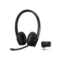 EPOS Adapt 261 Dual Bluetooth Headset, Works with Mobile / PC, Microsoft Teams and UC Certified, upto 27 Hour Talk Time, Folds Flat, 2Yr -Inc USB Apat