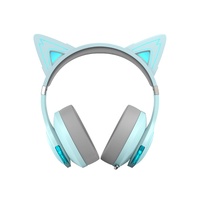 Edifier G5BT Cat Sky Blue Hi-Res Bluetooth Gaming Headset with Hi-Res, Low Latency 45ms (+5ms), RGB Lighting, Multi-Mode, Blueto