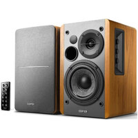 !Stortage Edifier R1280DB - 2.0 Lifestyle Bookshelf Bluetooth Studio Speakers Brown - 3.5mm AUX/RCA/BT/Optical/Coaxial Connection/Wireless Remote