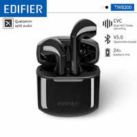 Edifier TWS200 TWS Wireless Earbuds Bluetooh 5.0 aptX Codec with Dual Microphone 24h playback time Noise Cancellation Earphones (LS)