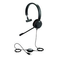 Jabra Evolve 20 UC Mono SE Headset, Active Noise-cancelling, 2ys Warranty