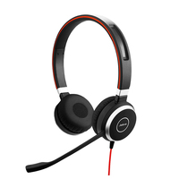Jabra Evolve 40 MS Stereo USB-C Professional Headset, Suitable for Computer & Mobile Device, Microsoft Teams Certified, 2ys Warranty