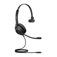 Jabra Evolve2 30 SE Wired USB-C UC Mono Headset, Lightweight & Durable, Noise Isolating Ear Cushions, Plug-and-play, 2-Mic Technology, 2Yr Warranty